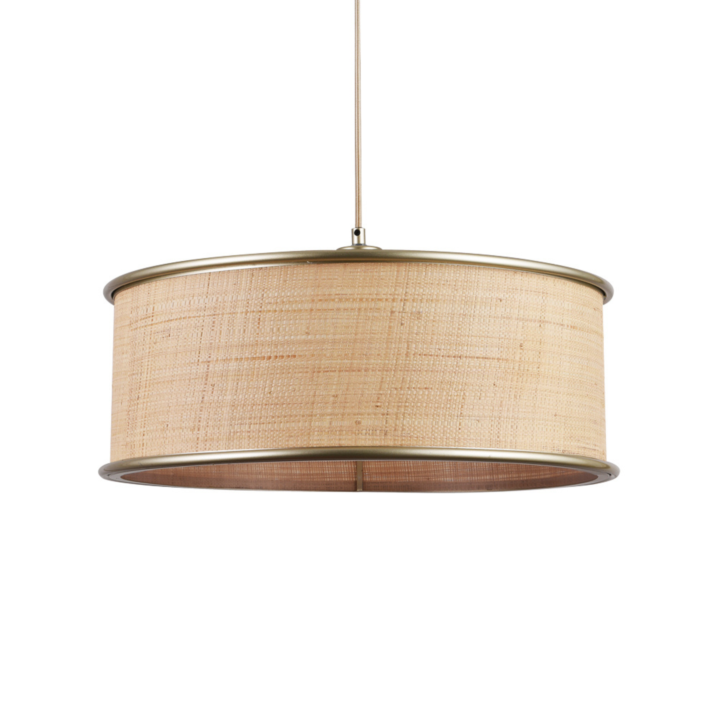 Suspension en fibre naturelle D47 cm - BOB, MAISON PAVANE