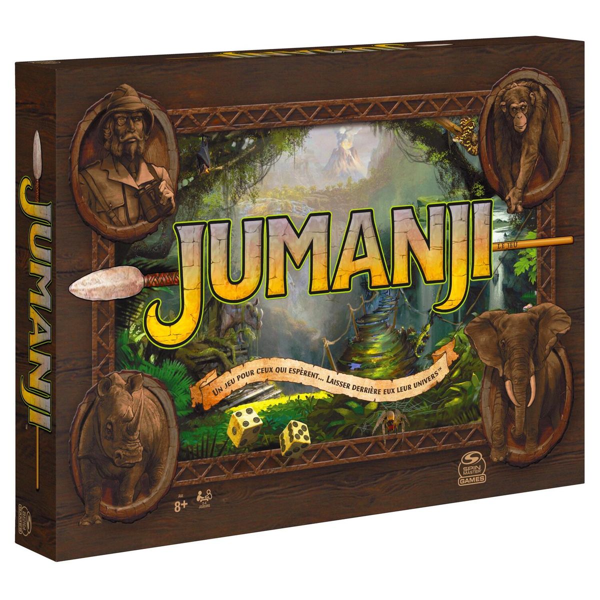 Regle Du Jeu Jumanji Spin Master Jeu jumanji rétro - nouvelle édition Spin Master | La Redoute