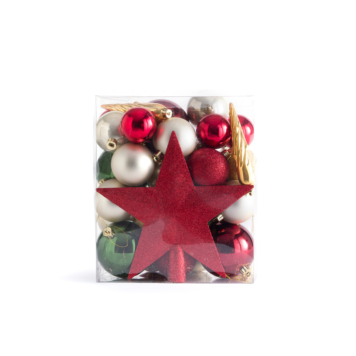 Caspar Box of 33 Christmas Bauble Decorations