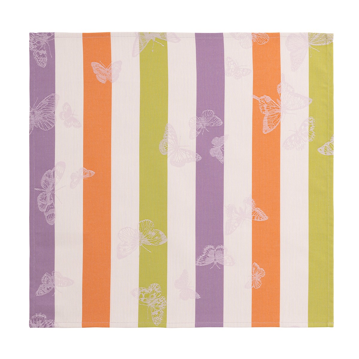 Serviette de table en Coton, BAL DES PAPILLONS, LE JACQUARD FRANCAIS