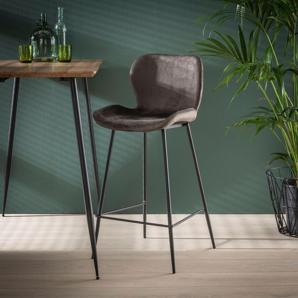 Chaise haute de bar confortable  La Redoute