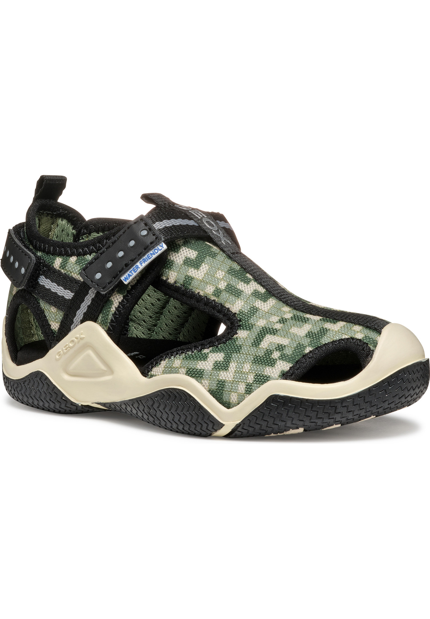 Sandales Geox Pour Garçon - Modèle Wader D - 2 Fermetures Velcro - Confortables Et Aérées Pour L'été - 5
