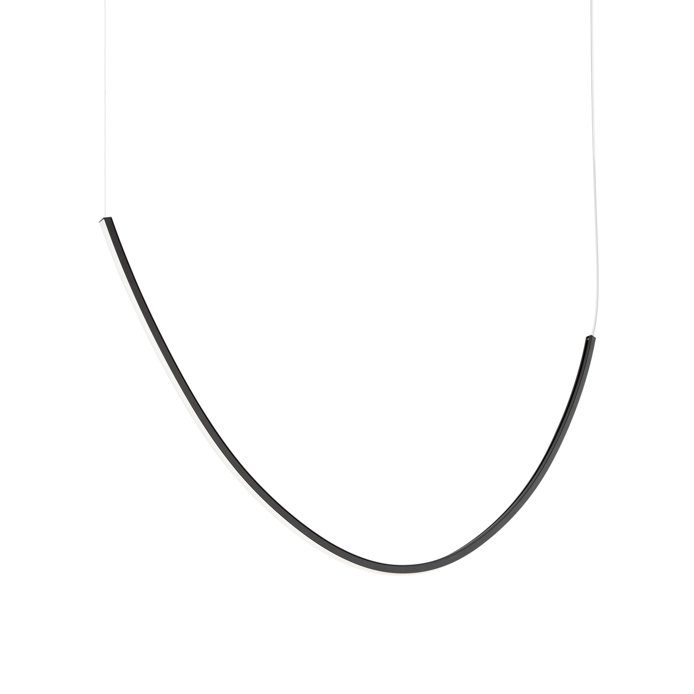 Lustre Aluminium Noir LED 1 Alvar, EDEN