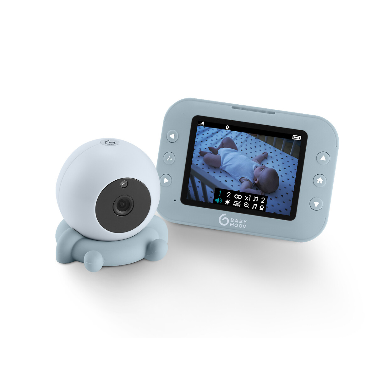 Babyphone vidéo nomade sur batterie, BABYMOOV