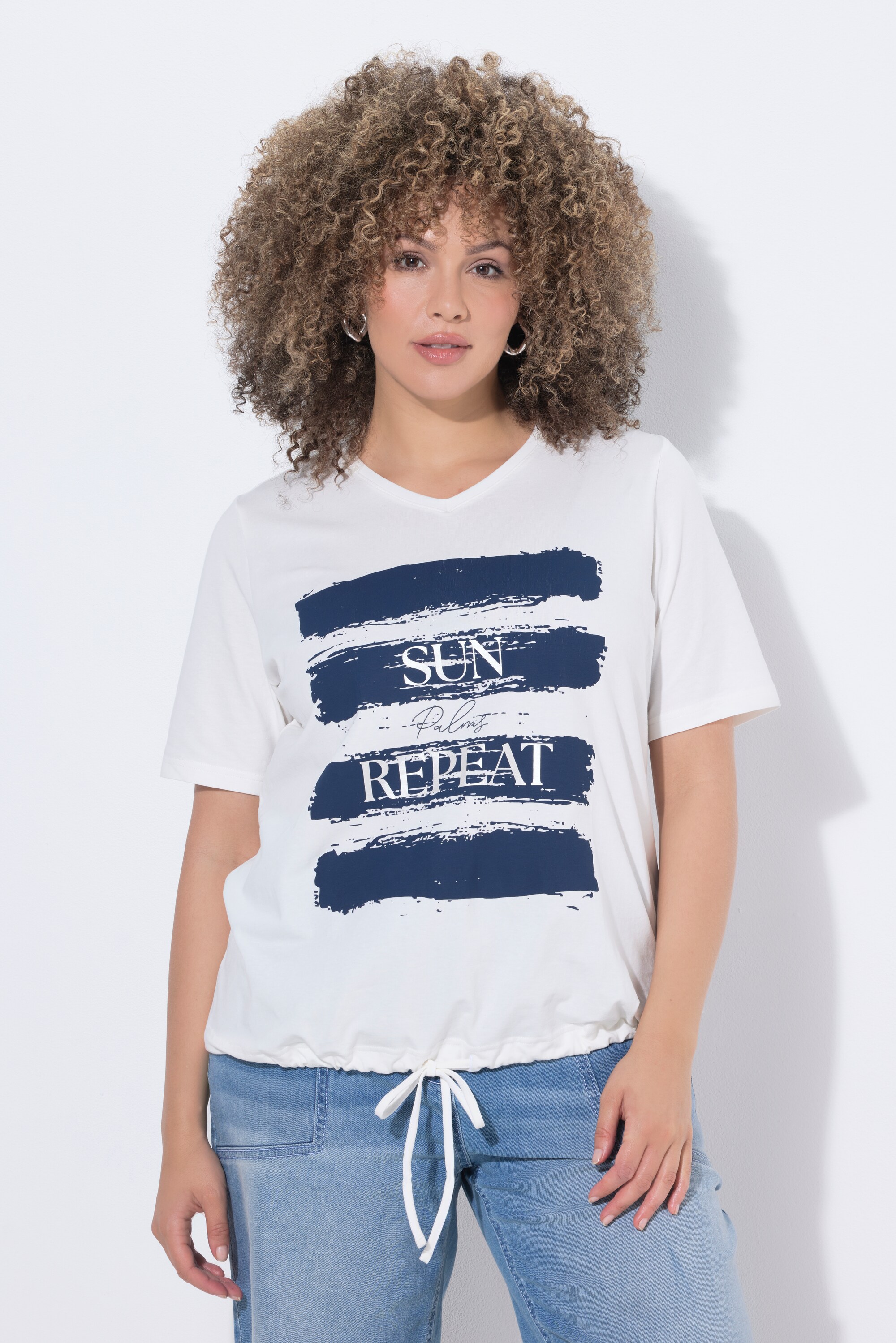 T-shirt avec message, ULLA POPKEN