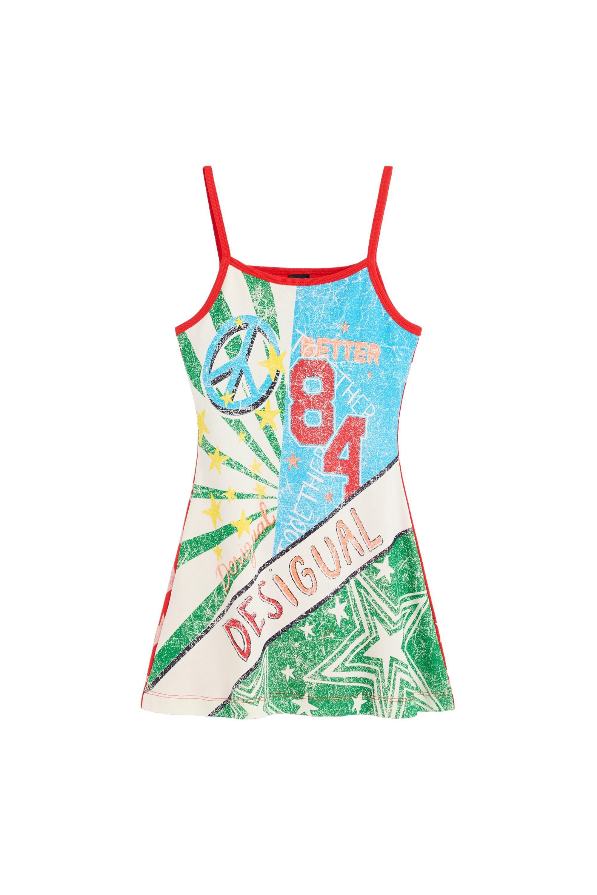 Robe imprimée multicolore, DESIGUAL