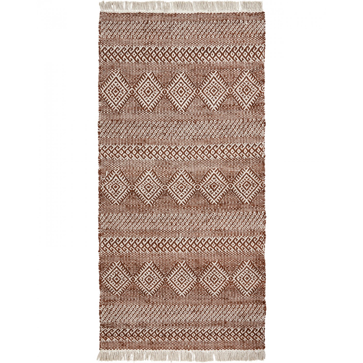 Tapis en jute et coton Ethnic 200x90 cm, HOUSE DOCTOR