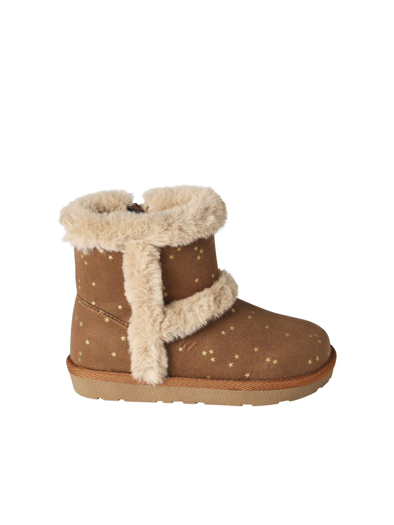 Boots déperlantes zippées fourrées ", VERTBAUDET
