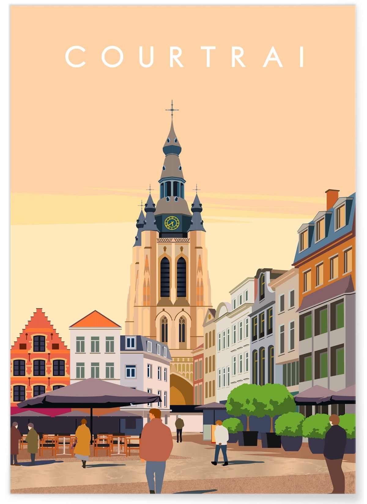 Affiche ville Courtrai, L'AFFICHERIE