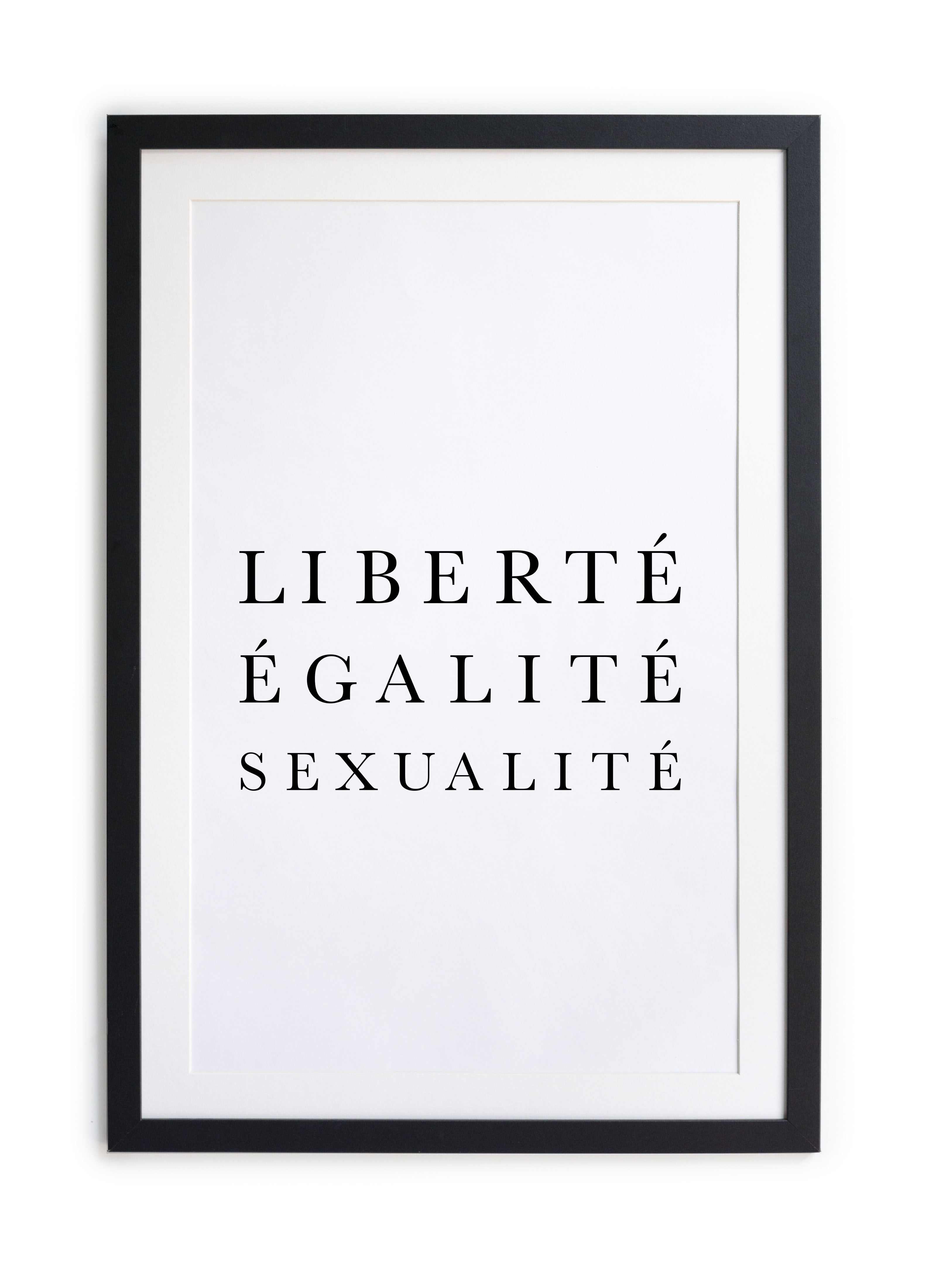 Tableau avec cadre Liberté, REALLY NICE THINGS