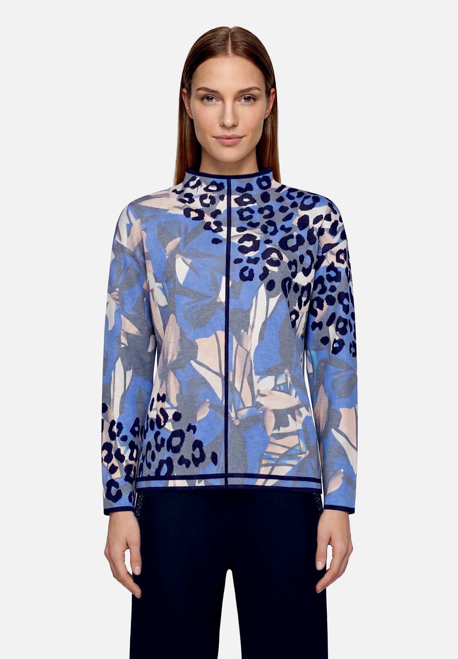 Pull-over en maille à imprimé, BETTY BARCLAY