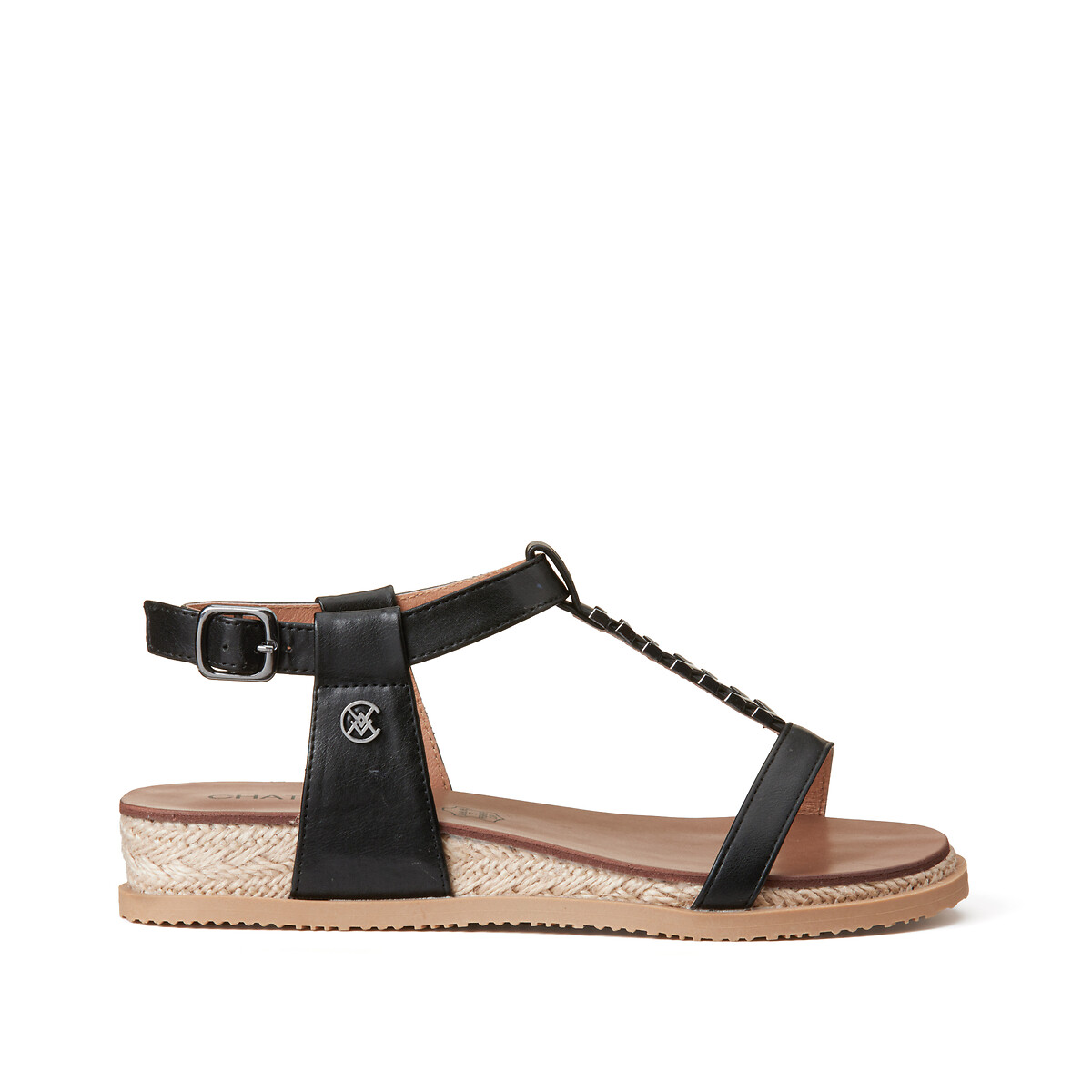 Sara Velour Flat Sandals