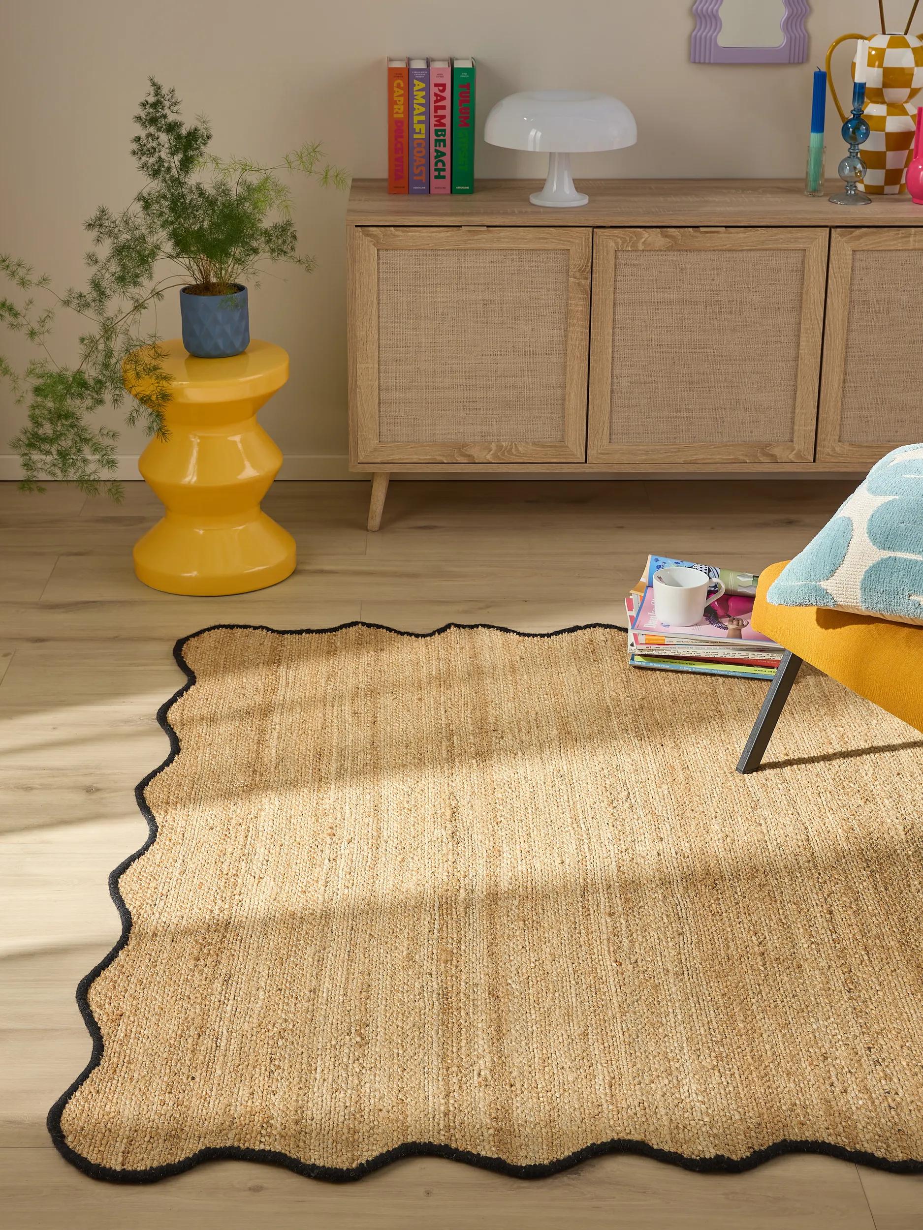 Tapis de jute tissé main MAMBO, BENUTA