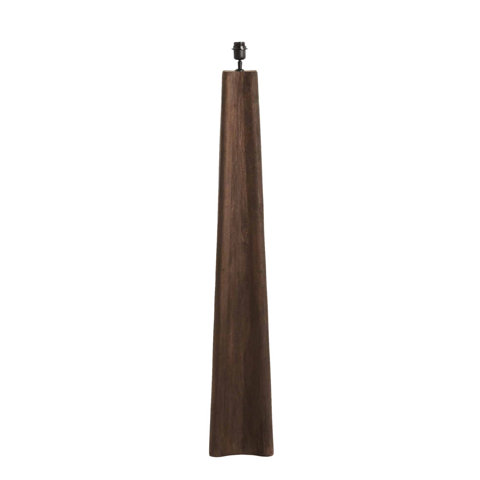 Lampadaire Bois NAVELLI, LIGHT & LIVING