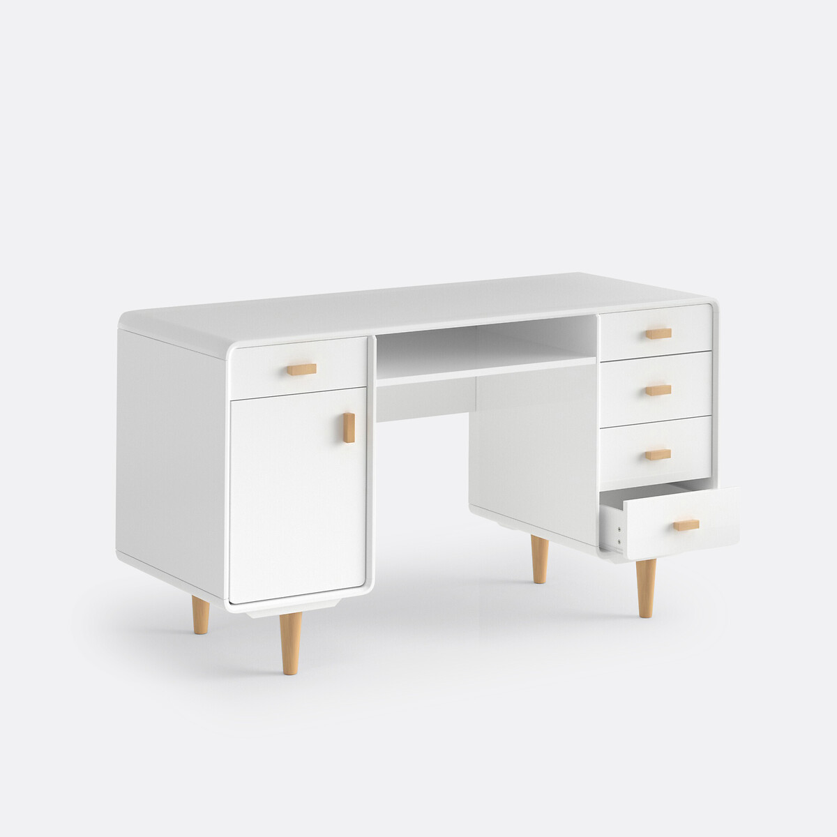 White double desk discount
