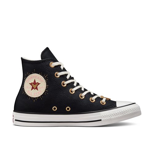 Chuck taylor all star valentines day canvas high top trainers , black,  Converse | La Redoute