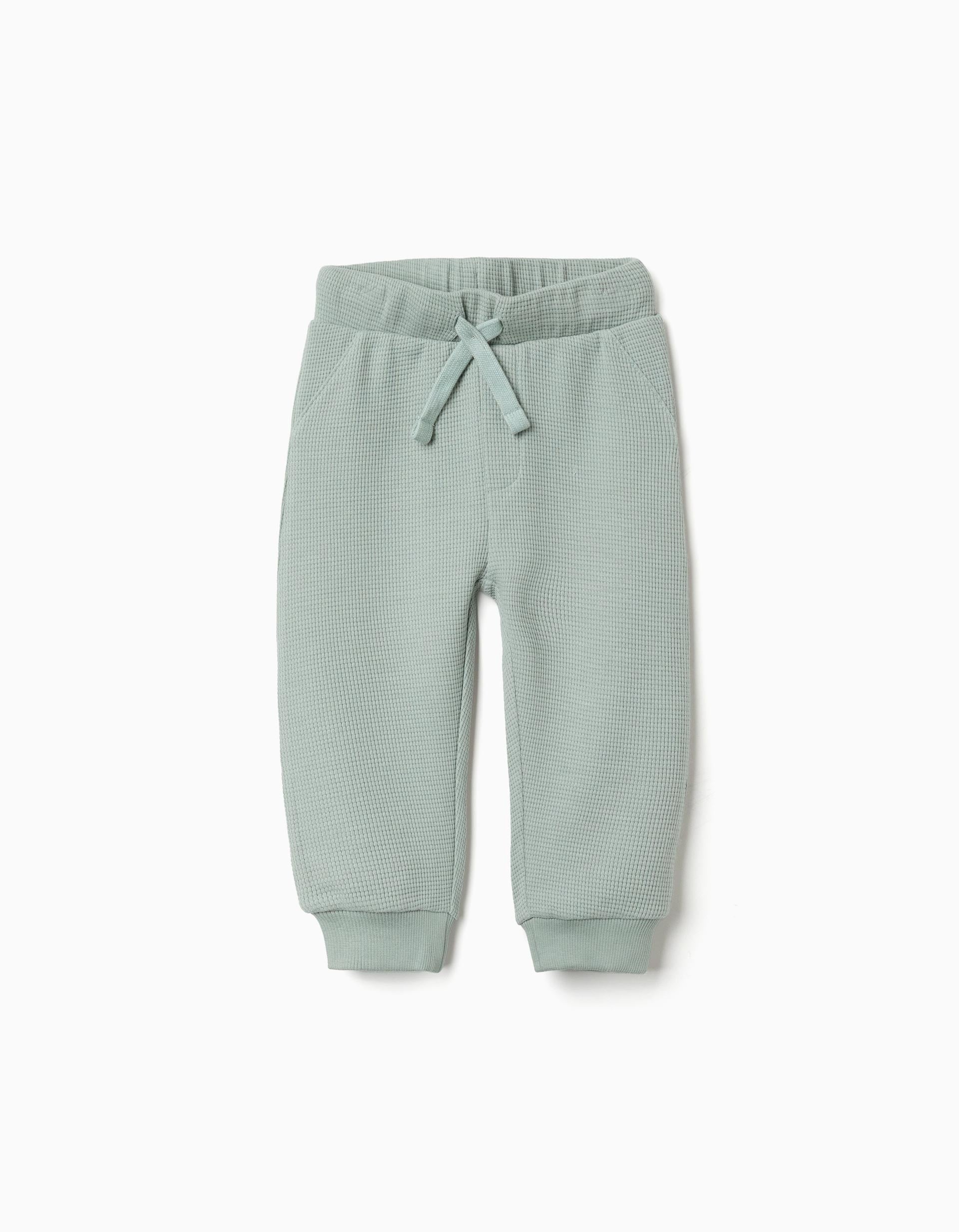 Pantalon de jogging à texture gaufrée avec cordon de serrage, ZIPPY