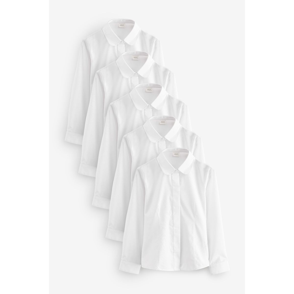 Chemise d'école ajustée, lot de 5, NEXT