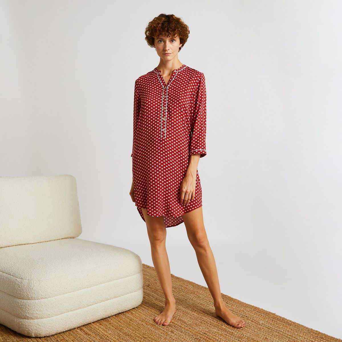 Chemise de nuit longue la outlet redoute
