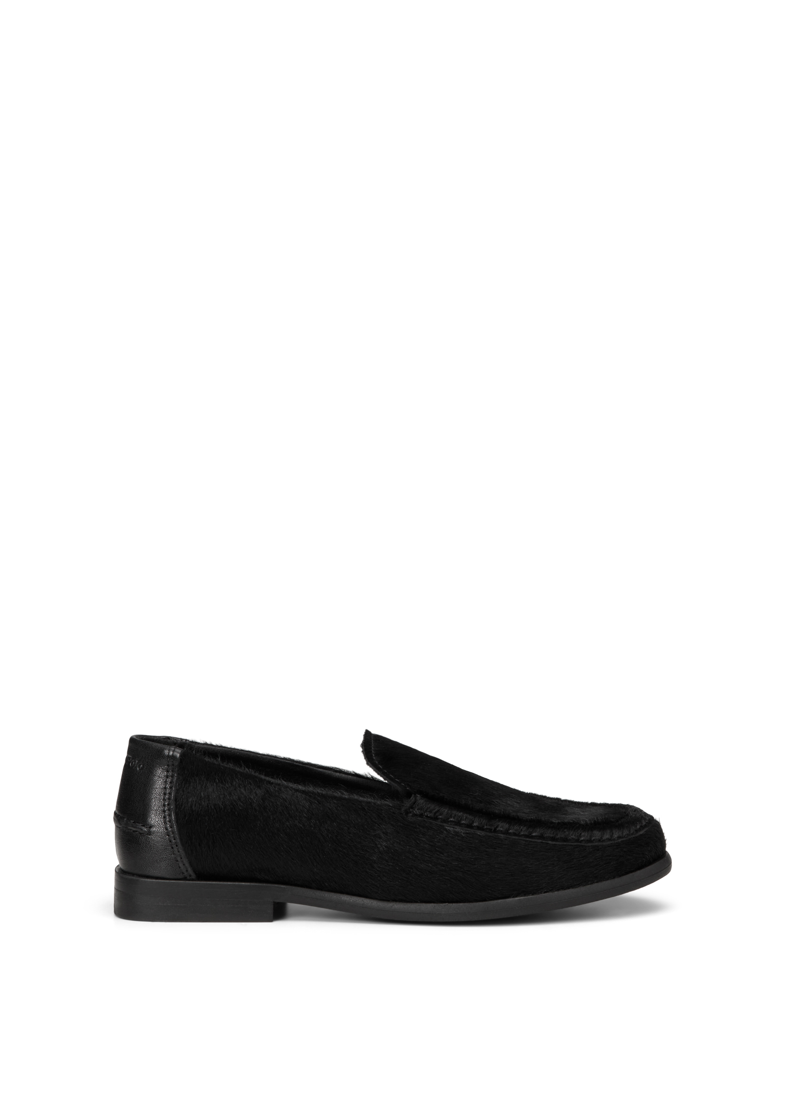 Mocassins modèle Fiona en cuir de bovin avec une surface à poils naturels, MARC O'POLO