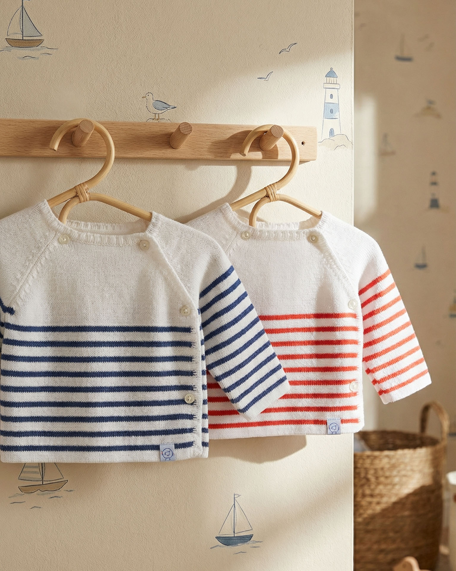 Brassière bébé « Les baigneurs », LA MANUFACTURE DE LAYETTE