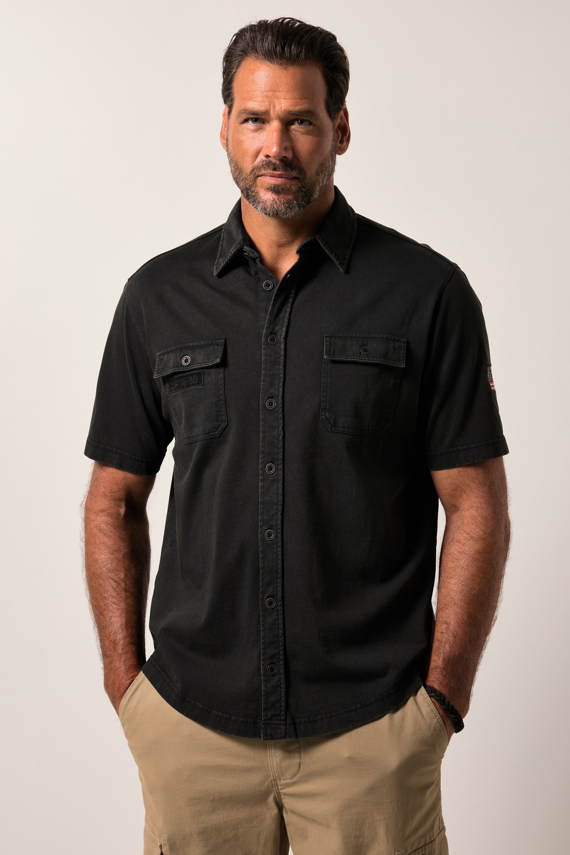 Chemise en jersey, esprit vintage, JP1880