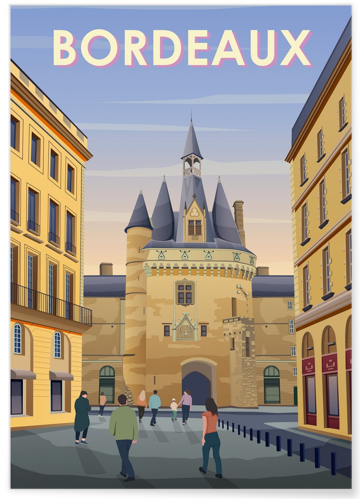 Affiche ville Bordeaux 3, L'AFFICHERIE