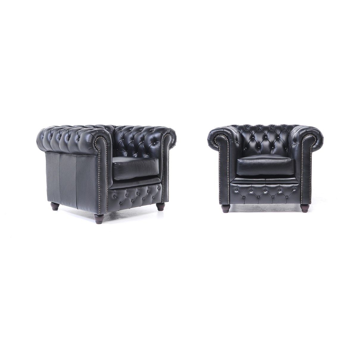 fauteuil en cuir chesterfield orginal brighton