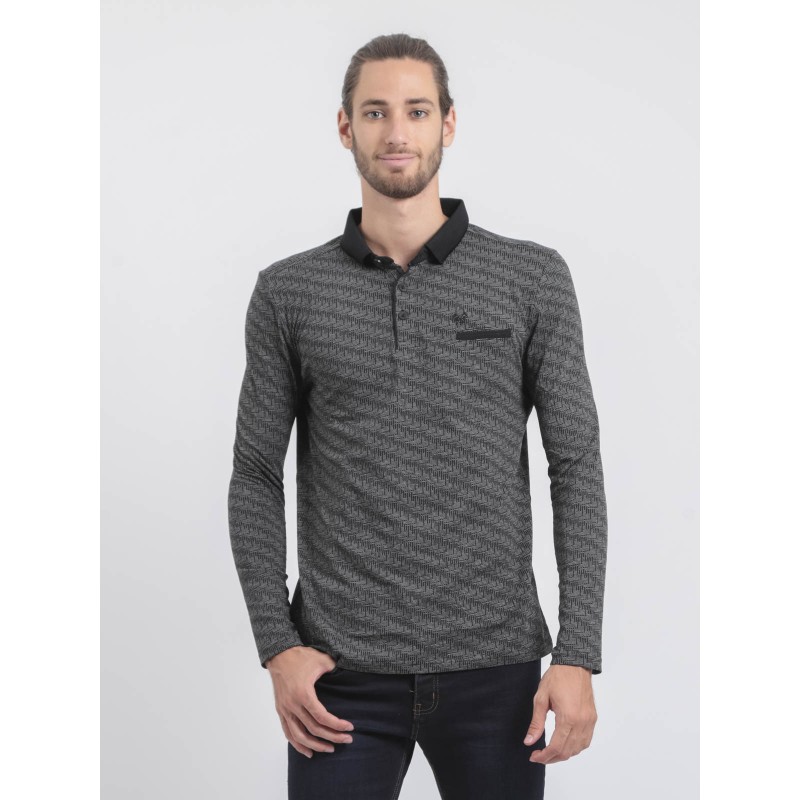 Polo Manches Longues Pur Coton Purly, RITCHIE