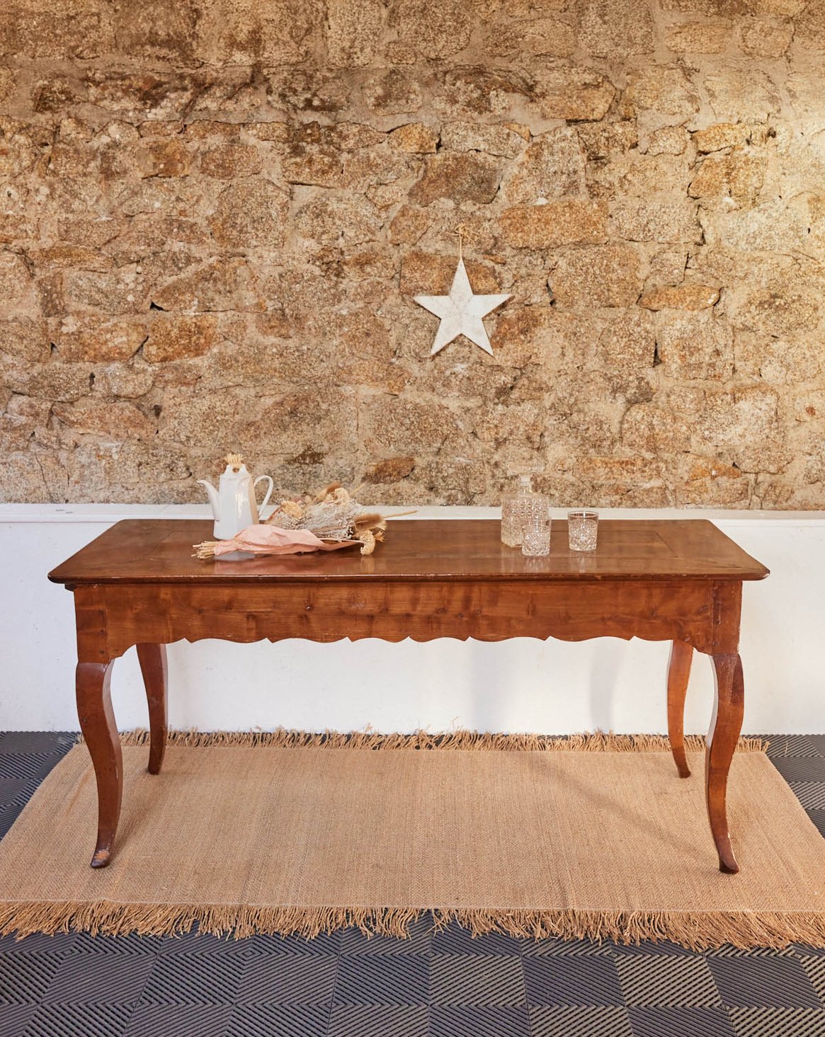 Table à manger de ferme en bois Romy N°1265 - Bon état, DEBONGOUT