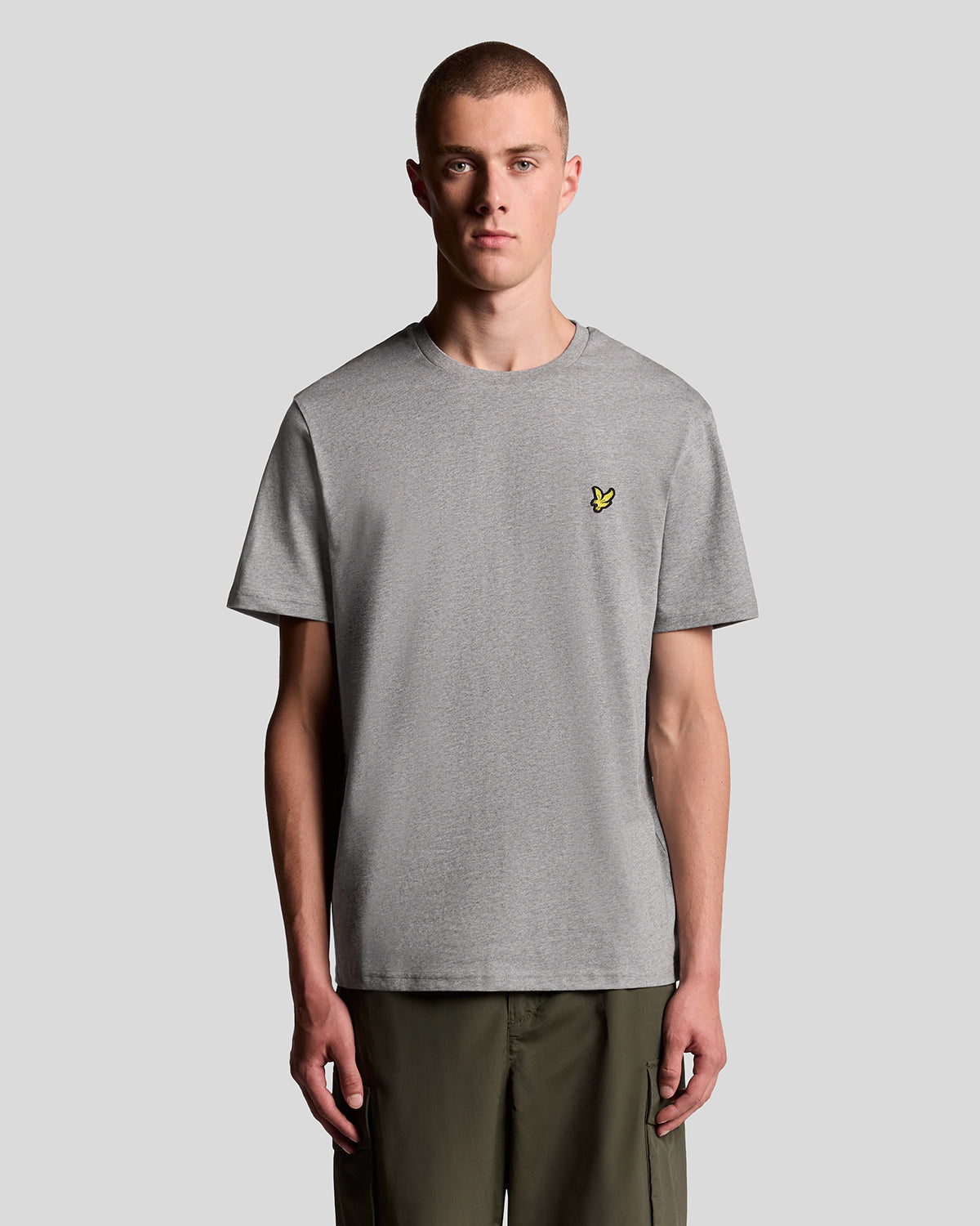 T-shirt en coton col rond, LYLE & SCOTT