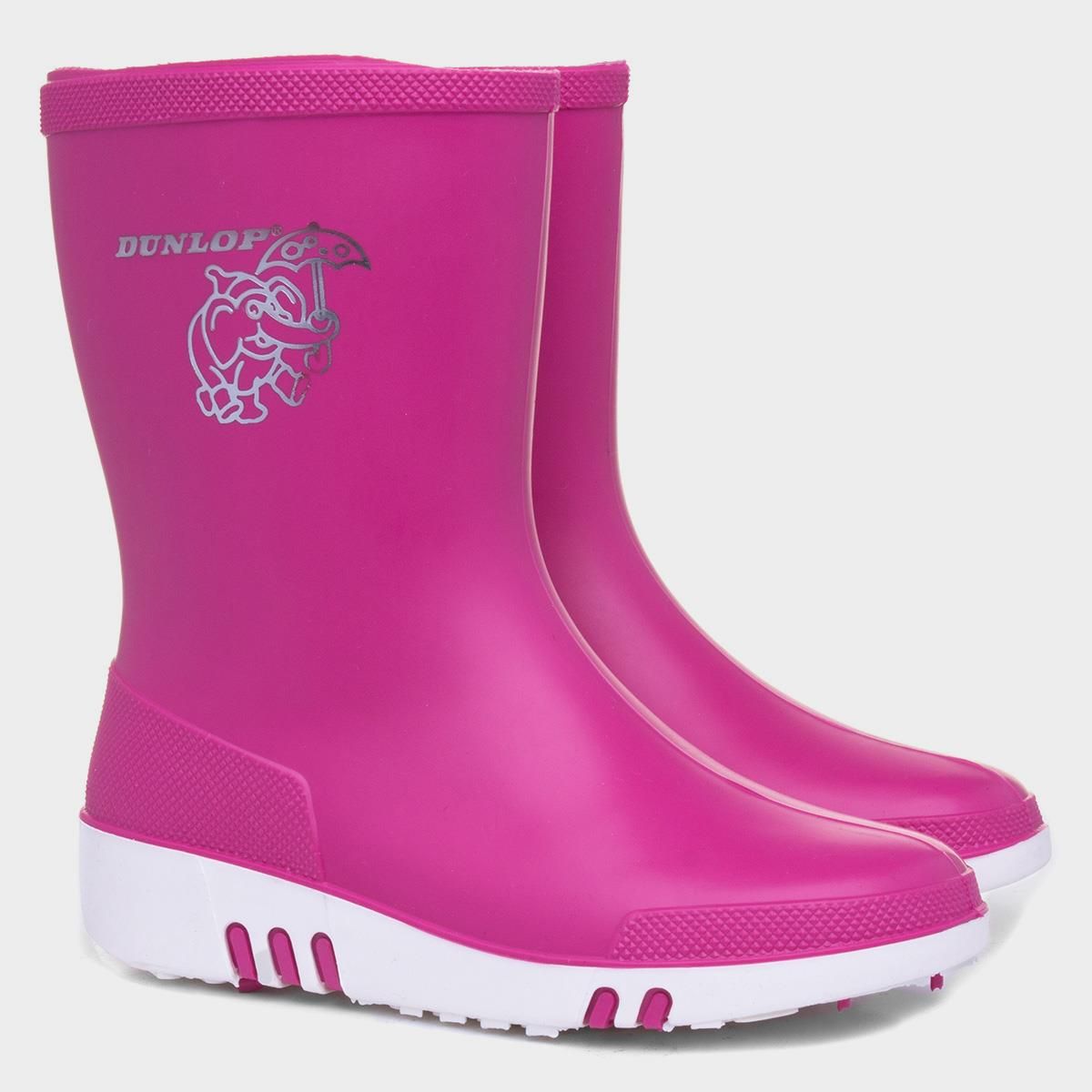 Bottes de pluie imprimées fille collection maternelle - rose fleuris,  Chaussures