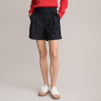 Belted Tennis Stripe Shorts LA REDOUTE COLLECTIONS