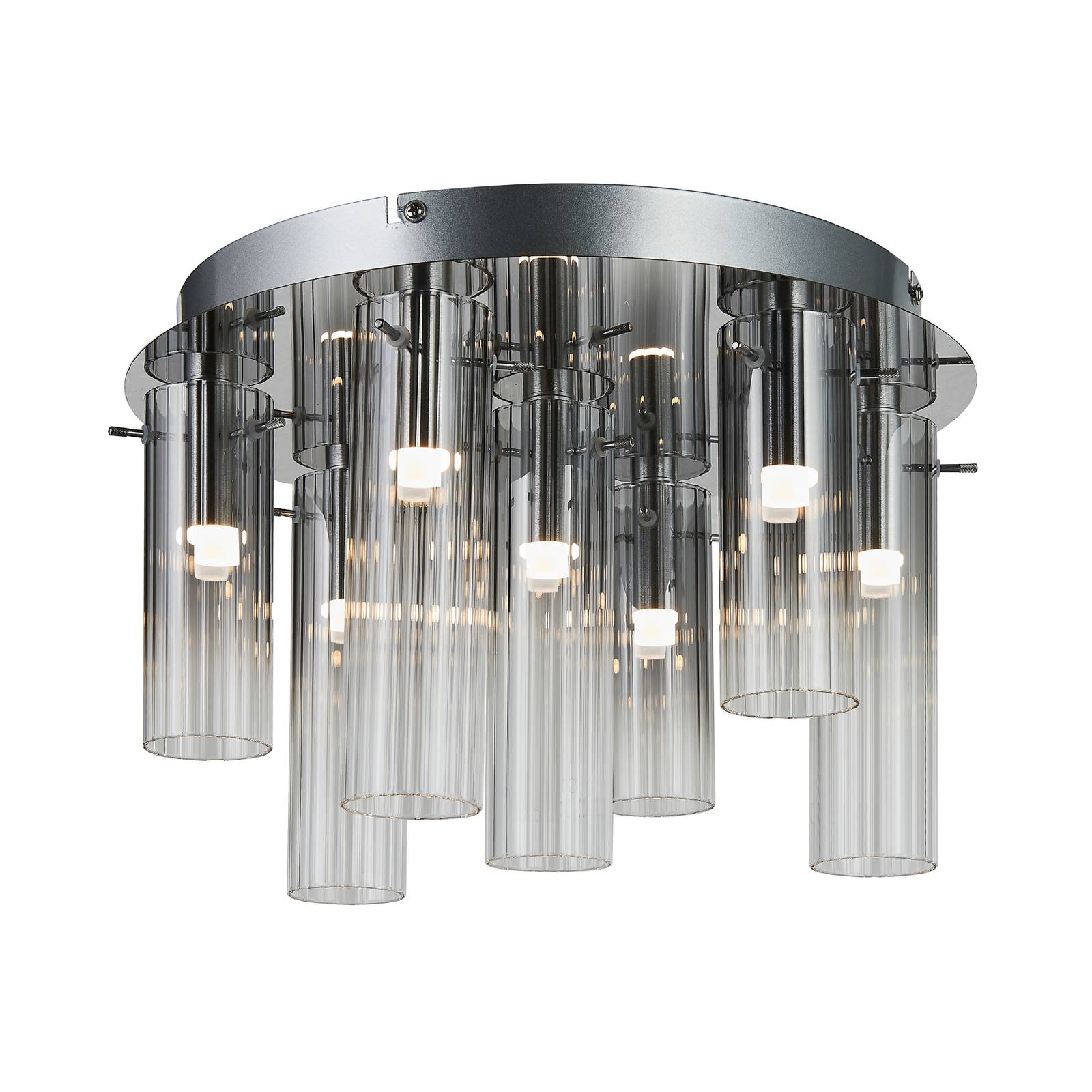 Plafonnier en verre moderneLED, Korvitha, LUCANDE
