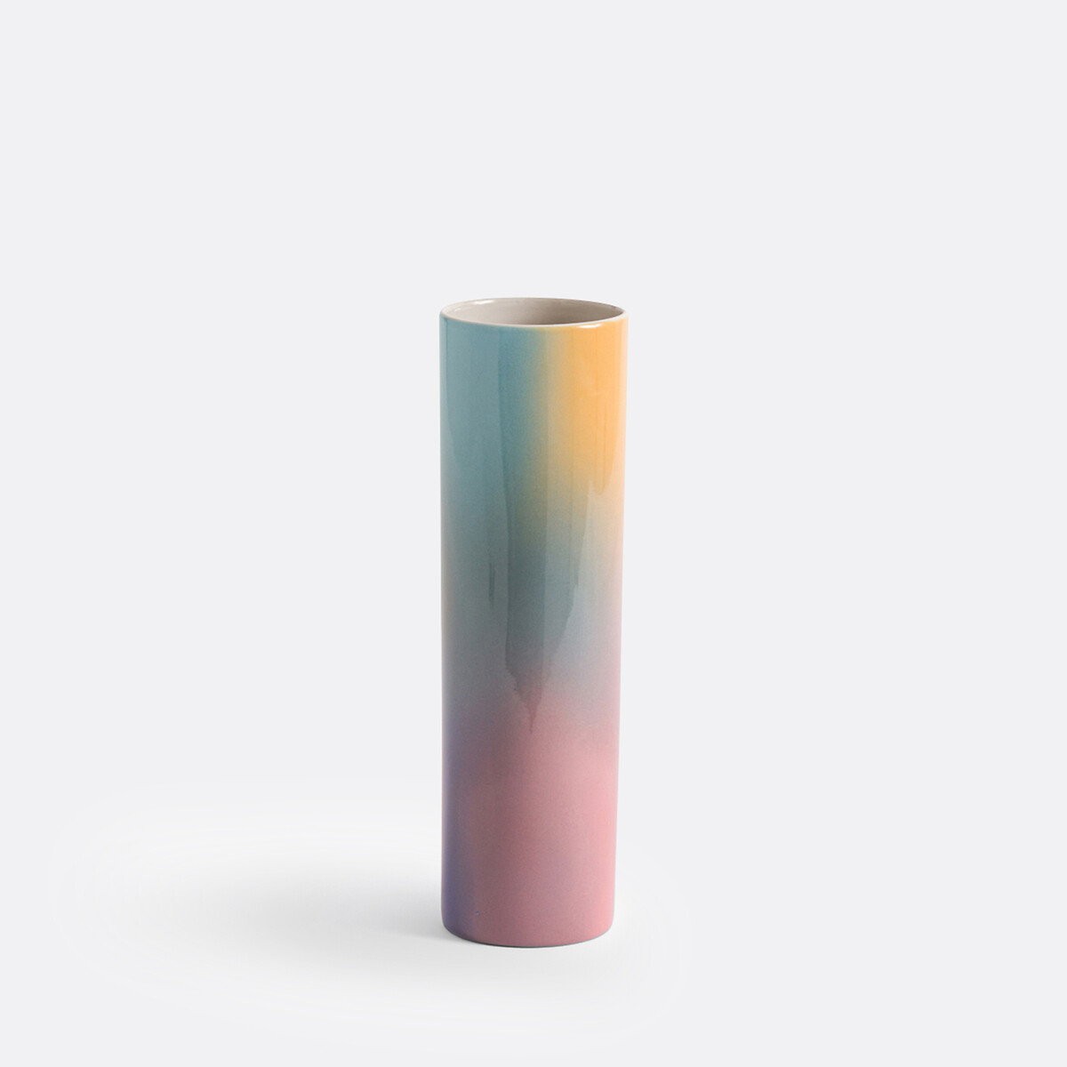 Vase Céramique Effet Tie And Dye H28,5 Cm, Nateo