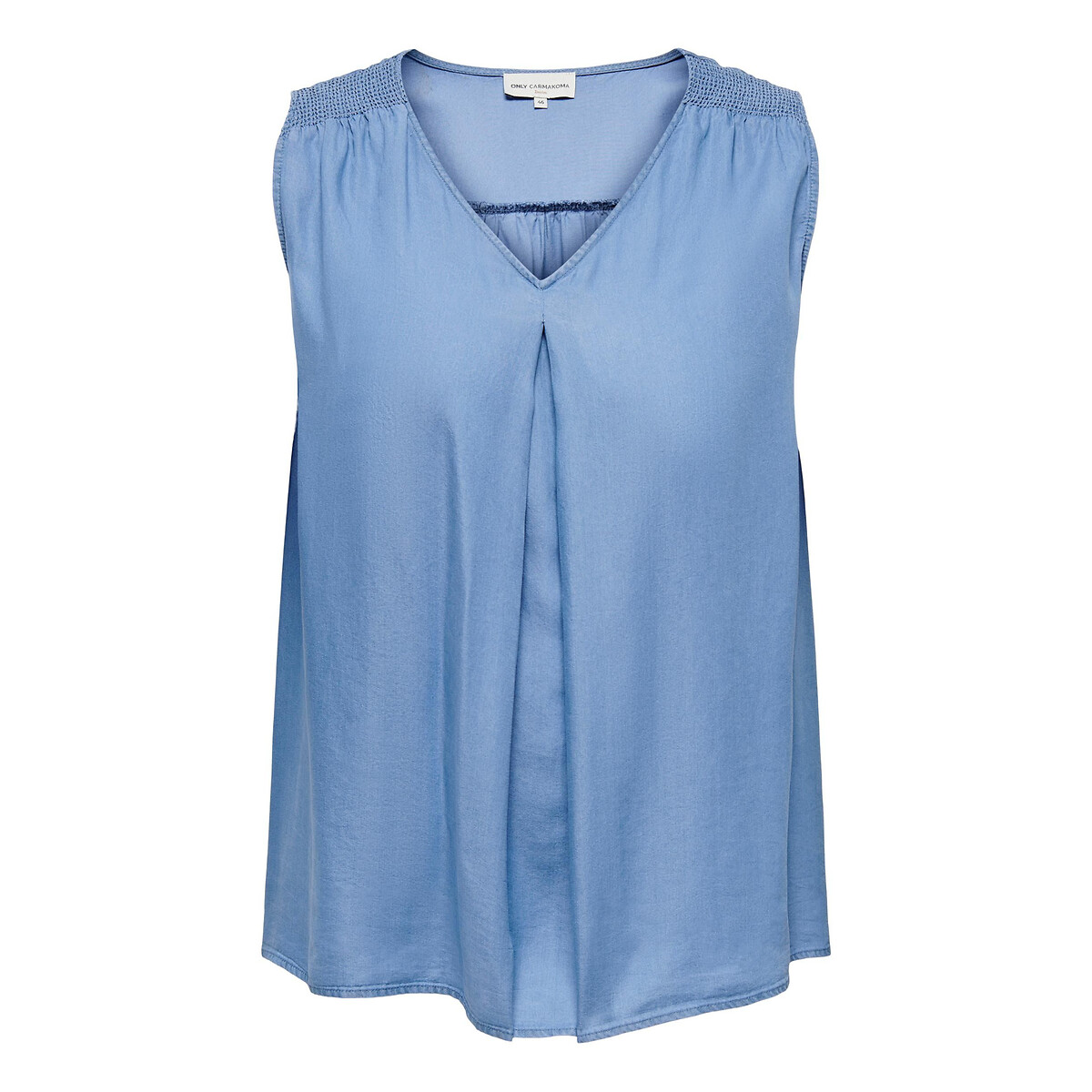 Soepele blouse zonder mouwen in de sale-ONLY Carmakoma 1
