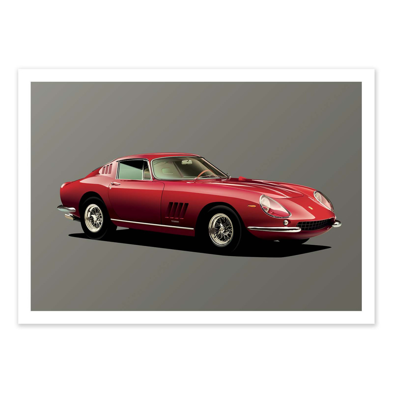 Affiche d'art - Ferrari 275 GTB - Artmoric, WALL EDITIONS