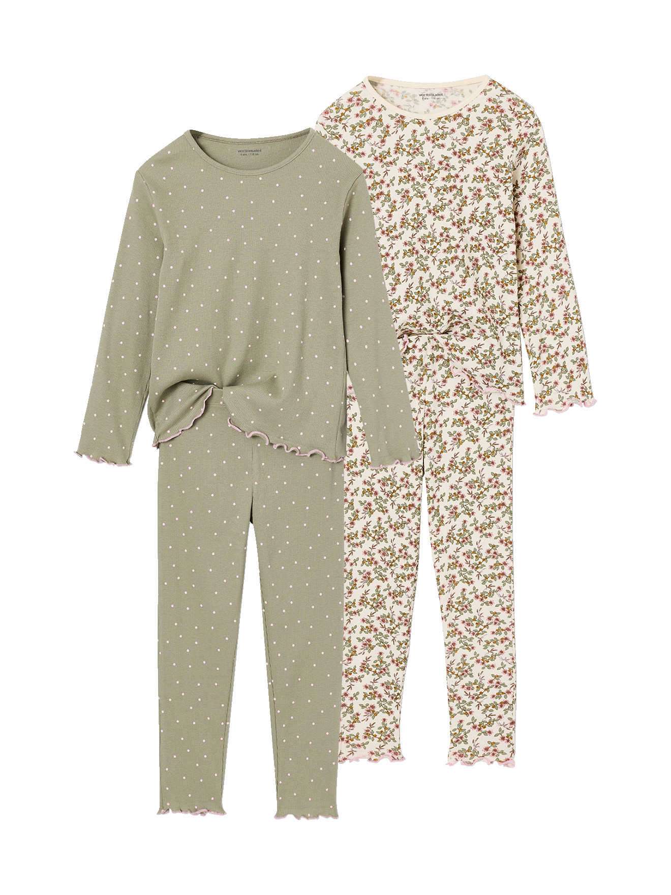 Lot de 2 pyjamas, VERTBAUDET