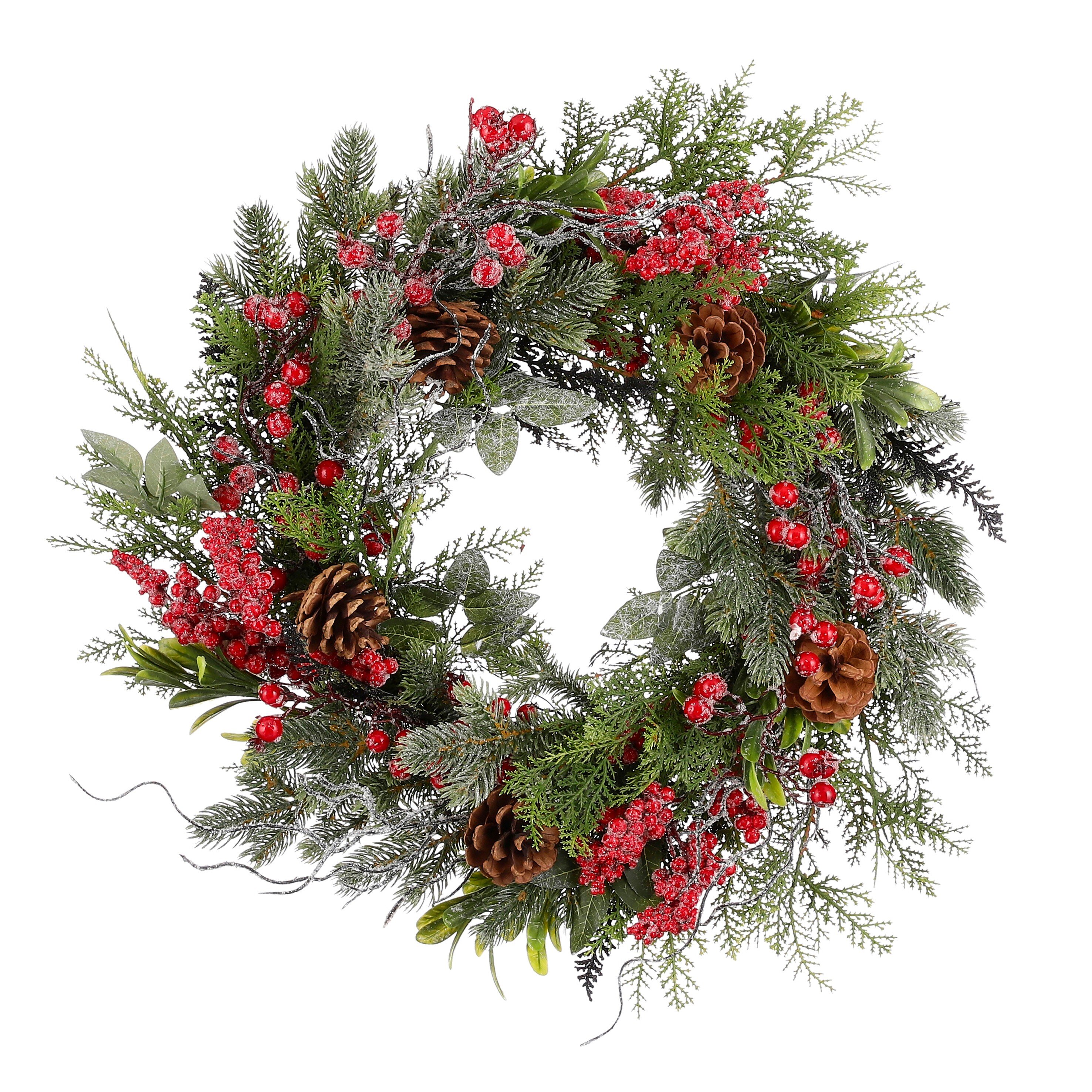 Couronne de Noël Ø50 cm RANDELL, MICA DECORATIONS