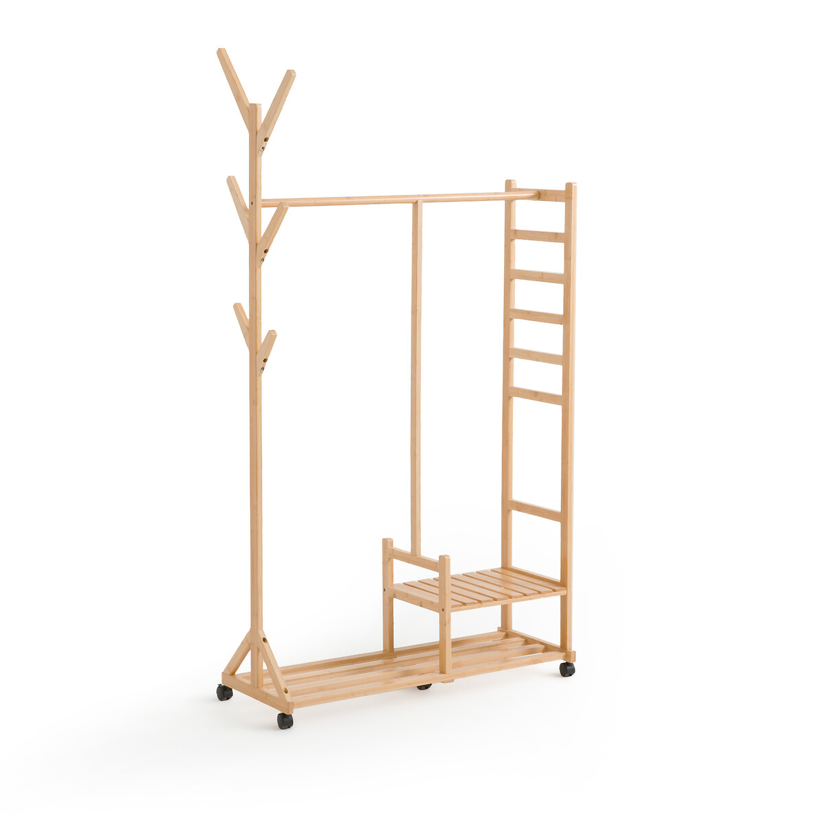 Boni bamboo coat rack unit, natural, So'home | La Redoute