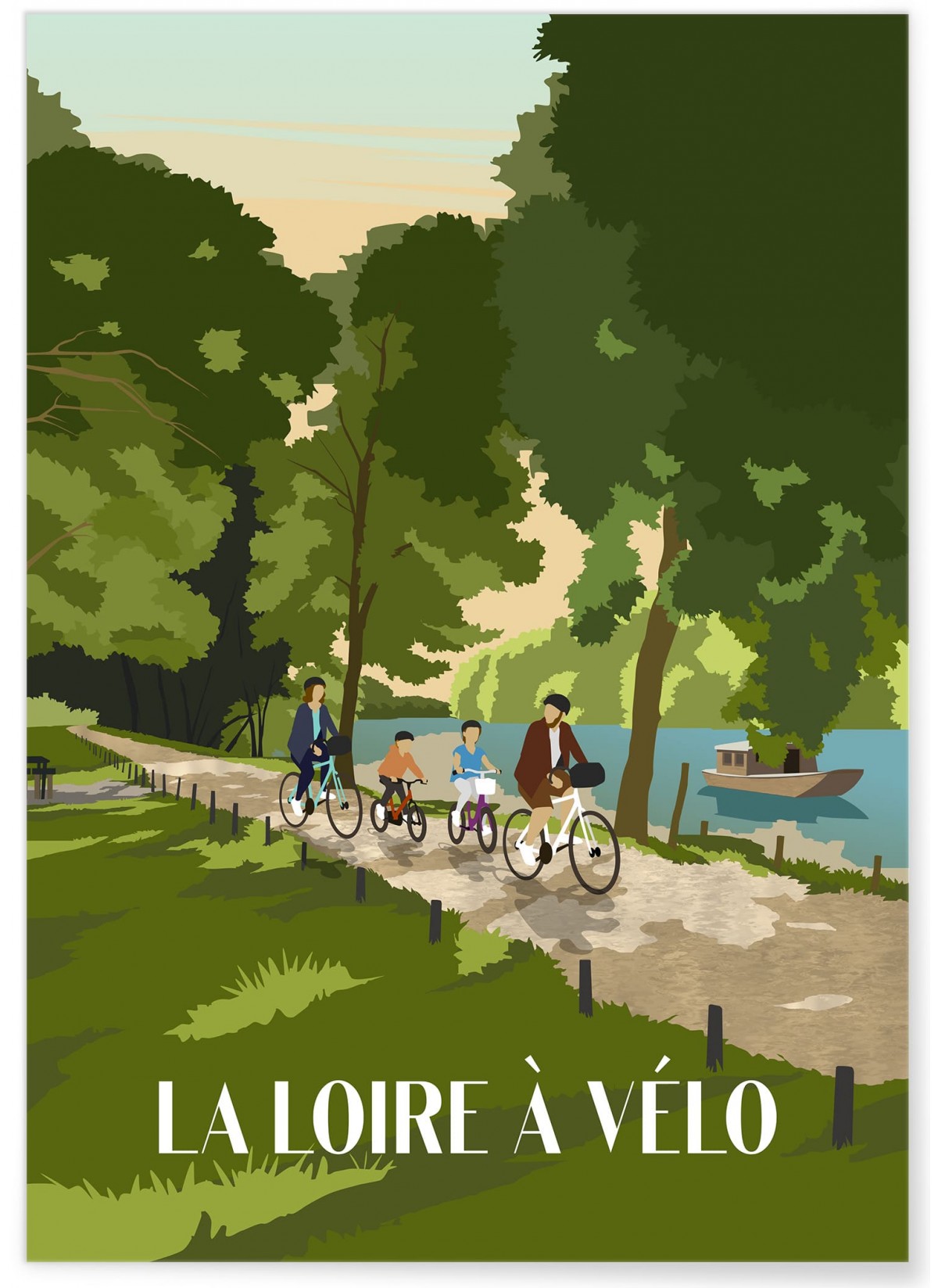 Affiche La Loire à vélo, L'AFFICHERIE