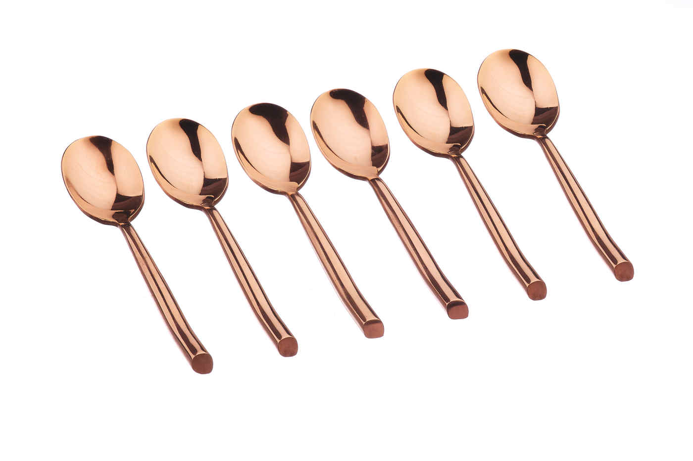 Lot de 6 petites cuillères en inox, NUDE, BJORN