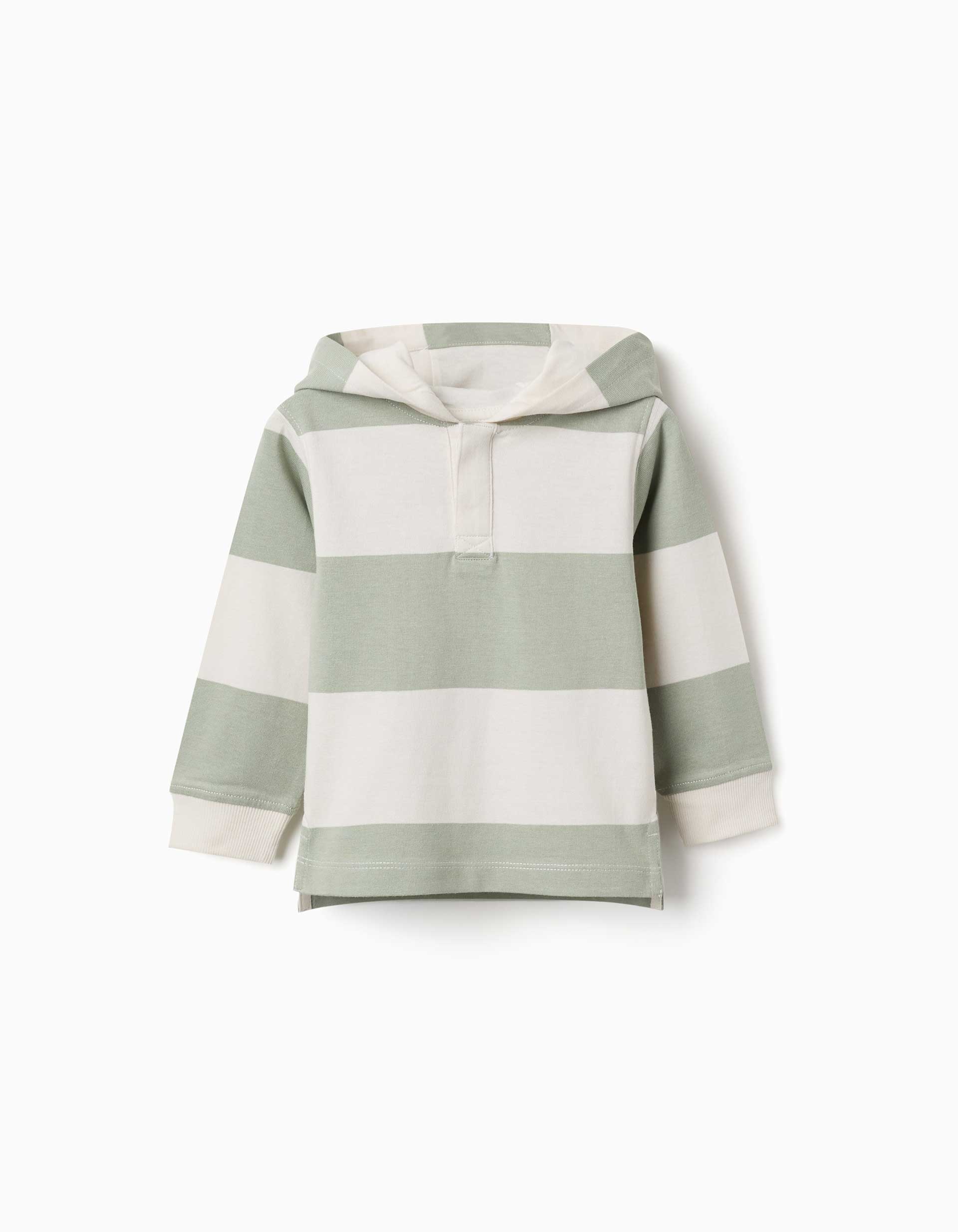 Sweat en coton avec capuche et à rayures, ZIPPY