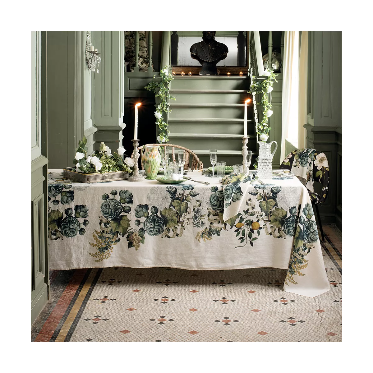 Nappe lin & coton lavé GIARDINO, GARNIER THIEBAUT