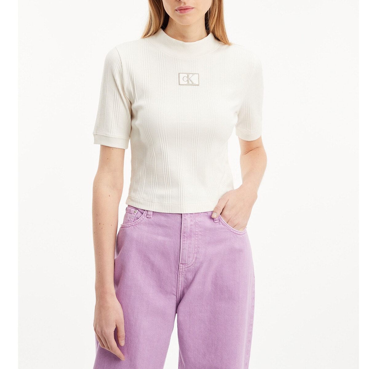 Tee shirt calvin discount klein femme pas cher