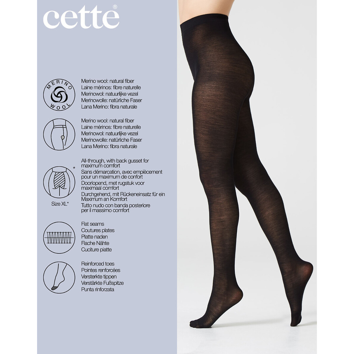 Falke Soft Merino Wool and Cotton Mix Tights In Stock At UK Tights