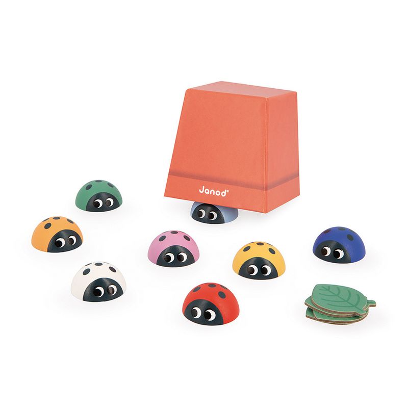 Jeu De Mémoime Coccinelles, Apprendre Les Couleurs, JANOD