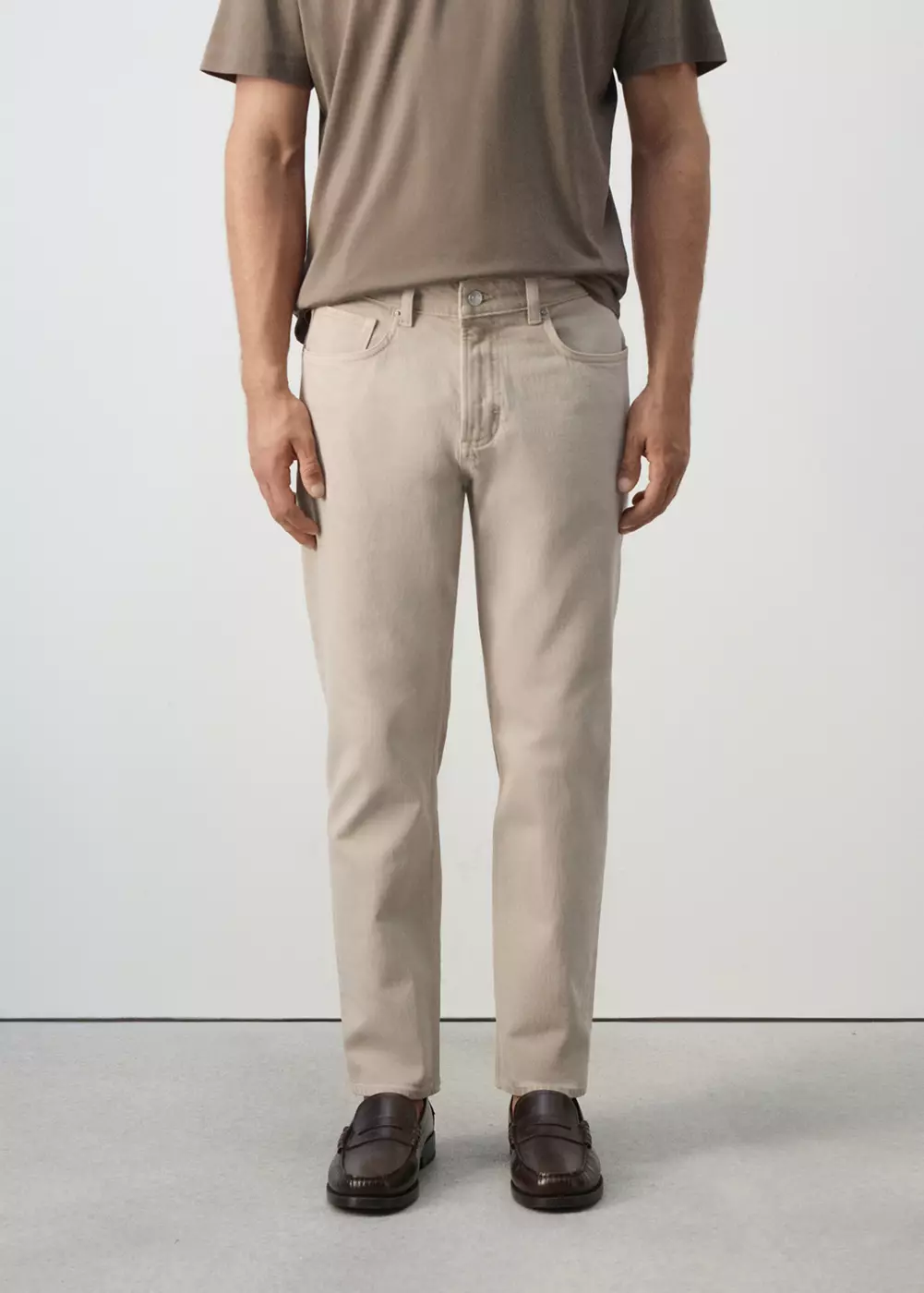 Jean Ben cropped tapered-fit, MANGO MAN