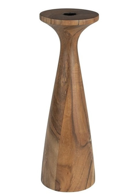Bougeoir & Chandelle en bois, FLAMES, ZUIVER
