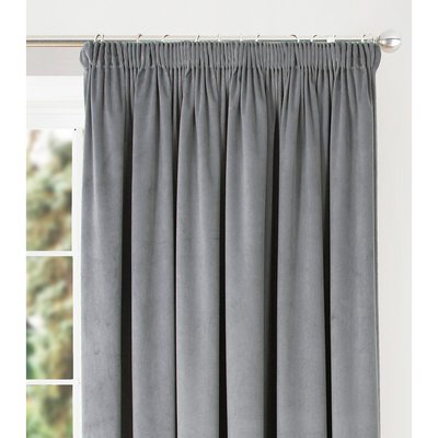 Clever Velvet Lined Pencil Pleat Curtains SO'HOME